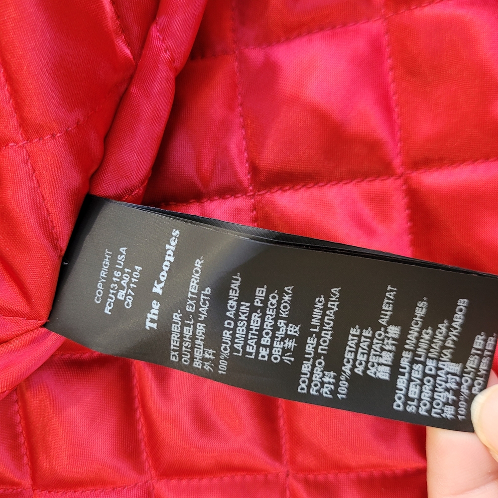 The Kooples Black Leather Jacket - Picture 7 of 12